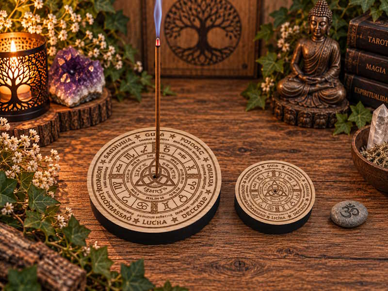 Incensario calendario Wicca
